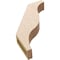 Ekena Millwork 3-inch W x 14-inch D x 18-inch H Funston Rough Cedar Woodgrain TimberThane Knee Brace, Primed BRCUR03X14X18FSTRCPR - alternate 4